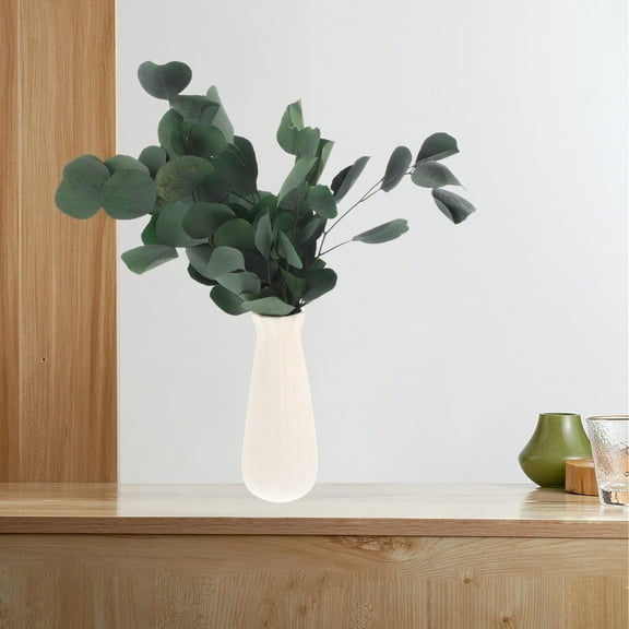 IDEANATEGRATE Dried Eucalyptus Decor Immortal Eucalyptus Leaves Green Synthetic Material 1 Bundle