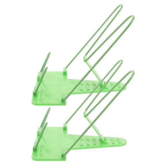 Masteelf Green Lightweight Portable Bookshelf with Angle Adjustable Design for Home Use Suitable for Reading