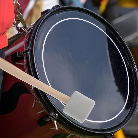 CTIRCHIU Percussion Mallets Bass Drumstick Grey EVA Foam 2Pairs 12.8x2in