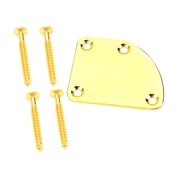 Masteelf Guitar Neck Guitar Board Guitar Upgrade 6.4X5.1CM Golden