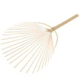 thumbnail image 1 of Masteelf Handcraft Hand Fan DIY Frame Sturdy Hand Fan Wood Frame Unfinished Fan Frame Material, 1 of 8