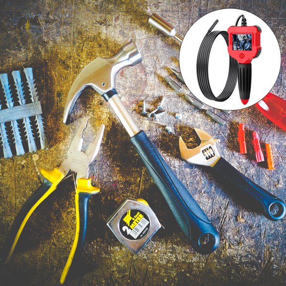 Masteelf Handheld Industrial Borescope Wired Inspection Camera