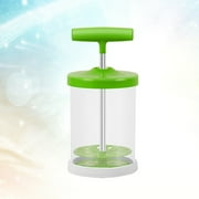 Masteelf Handheld Manual Milk Frother for Easy Blending ABS Silicone Green Design 4060 Seconds
