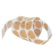 Masteelf Handmade with Love Cookie Bag Labels Round Adhesive Decorative Stickers on Kraft Paper for Party Favors 500pcs per Roll