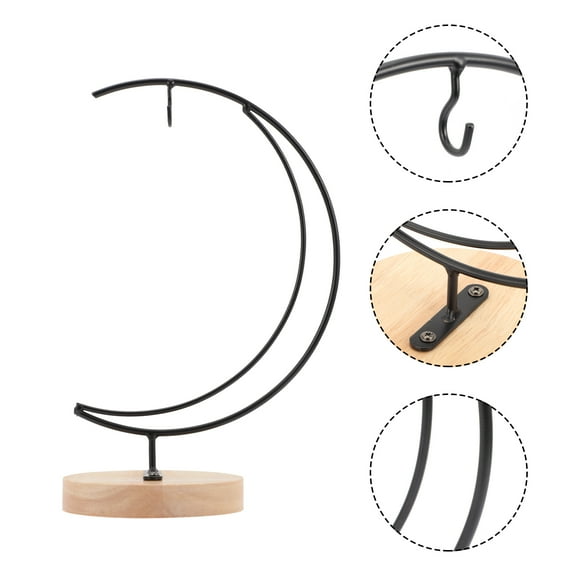 Masteelf  Hanging Display Stand Desk Decor Christmas Ornament Decoration Black
