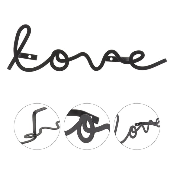 Masteelf Hanging Letters for Wall Decor Exquisite Decoration Coffee Shop Man