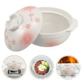 thumbnail image 1 of Masteelf Heat-Resistant Clay Cooking Pot With Lid Traditional Chinese Clay Stock Pot Clay Cooking Pot Cookware Clay Soup Pot Clay Pots, 1 of 8