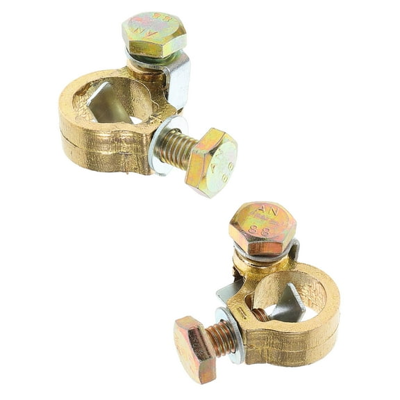 Masteelf Heavy Duty Battery Terminal Connectors Top Post Battery Terminals Clamp Set Cable End Connector For Automotive Marine Rv And Truck