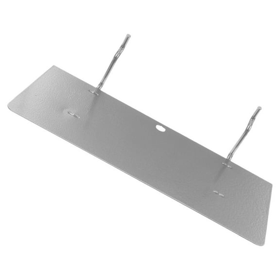 Masteelf Heavy Duty Iron Pegboard Shelf for Workshop Silver Space Optimization 12.5x16.5 Inches