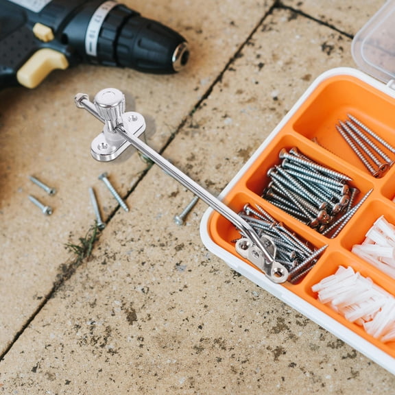 Masteelf Heavy Duty Replacement Door Closer Casement Window Hardware Window Stop Window Lock Security Sliding Window Security Bar Window Lock Window Security Bar