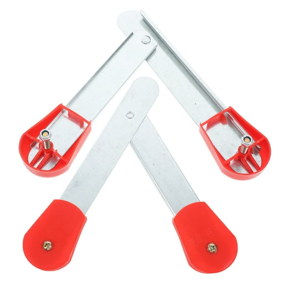 Masteelf Aluminum Alloy Herringbone Ladder Stabilizer with Hinges for Enhanced Safety and Support