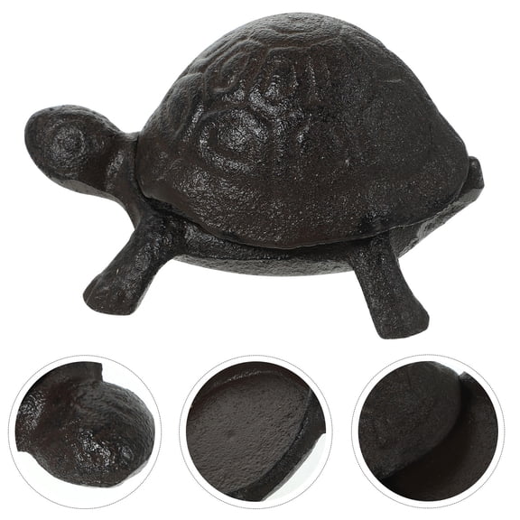 Masteelf  Hider Garden Turtle Cast Iron Ornament Key Holder Hiding
