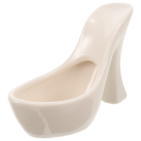 Masteelf Ceramic High Heel Vase Unique Flower Planter Decorative Home for Living Room and Office
