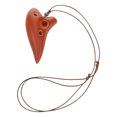 thumbnail image 1 of Masteelf High Pitch Tune Mini Ocarina Musical Instrument 6 Hole Ceramic Ocarina for Beginners Small Instrument for Music Lovers, 1 of 7