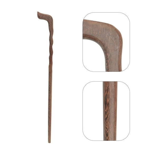 Toddmomy Trekking Pole Wood 1Pack For Men Mountaineering Stick 86x3x1.8cm