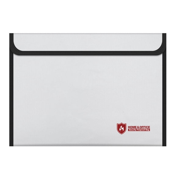 Masteelf Fireproof Document Holder Bag, Portable Office File Organizer for Secure Storage of Important Papers and Valuables