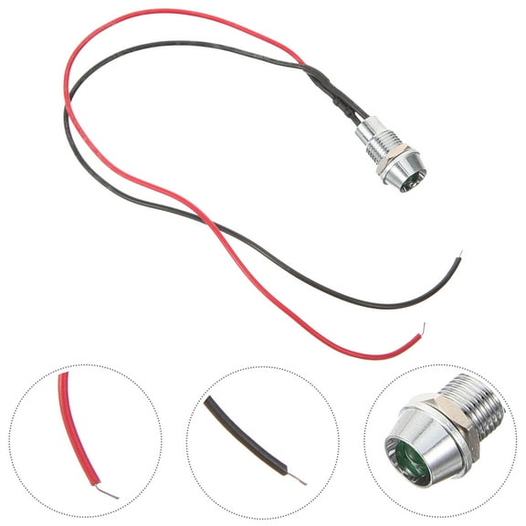 Masteelf Green Indicator Light Warning Signal Lamp for Safety and Alert, and Bright Warning Light