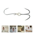 thumbnail image 1 of WRITWAA Heavy Duty Meat Hook Double Hook Steel Meat Processing 1Pack, 1 of 8