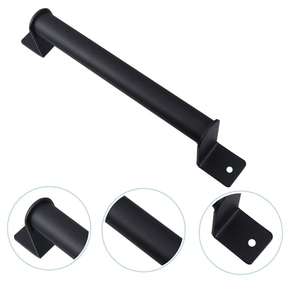 Masteelf Industrial Modern Wardrobe Handle Handles Universal Door Handle 22.5X5.5CM Black