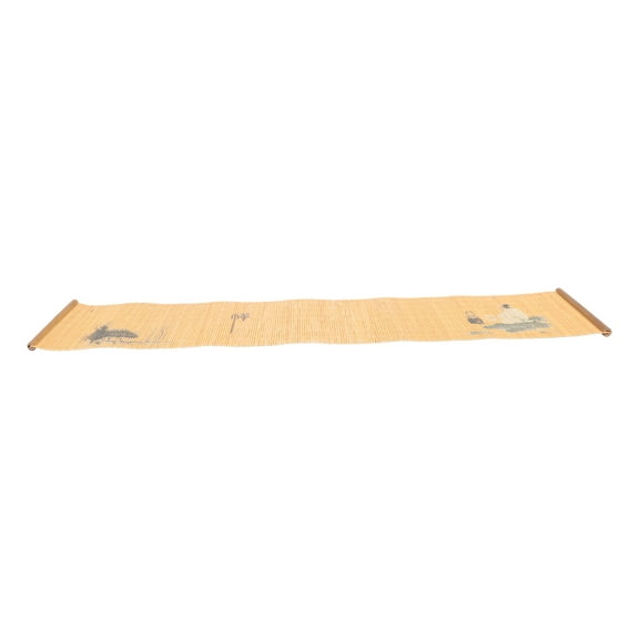 HEATSHAKING Table Mat Bamboo Placemat Khaki 1Pack 17.7x3.9in