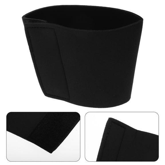 HEATSHAKING Black Reusable Neoprene Mug Insulation Sleeve for Hot Drinks