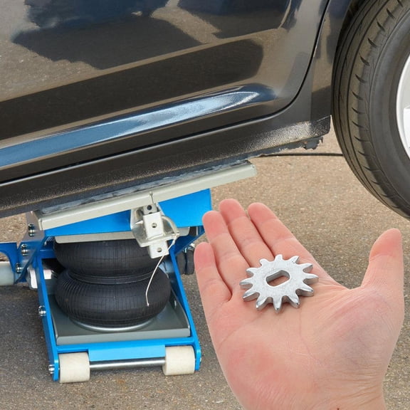 Masteelf Jack Gear Repair Gear Release Switch Floor Jack Handle Replacement Parts Metal Gear for Horizontal Hydraulic Jacks Universal Automotive Gear Assembly for Use