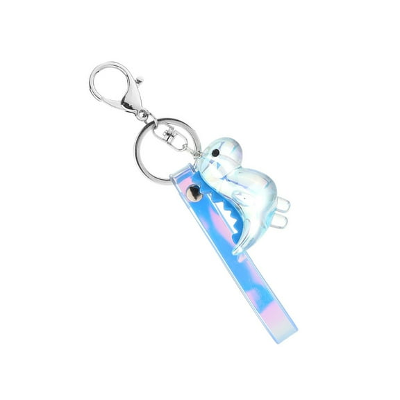 Masteelf Key Ring Dinosaur Keychain Attractive Keychain Child 16X5X4.5CM Blue