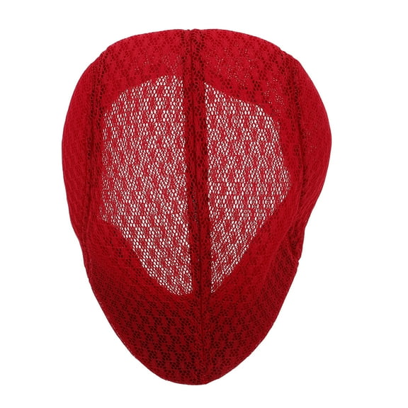 Masteelf Kitchen Cooking Chef Hat Unisex Food Service Cap Comfortable Stylish Beret Cap Men Women Breathable Mesh Hat For Summer