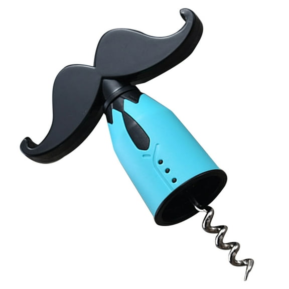 Masteelf Kitchen Gadget Portable Bottle Opener Wine Cork Remover Blue