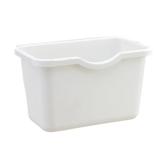 Masteelf 2-Pack Kitchen Garbage Storage Box White PP Material Multifunctional Organizer for Cabinet Door