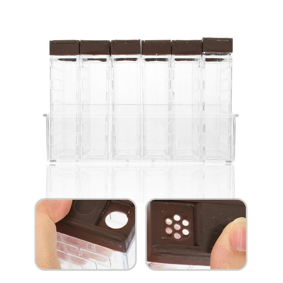 HEATSHAKING Spice Shaker with Lid Multi Function Barbecue 1 Set 6.7X4.1X2.6In