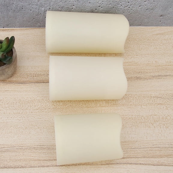 Masteelf LED Candles with Battery Operated Flickering Flame for Decoration Multi Color 3 pcs