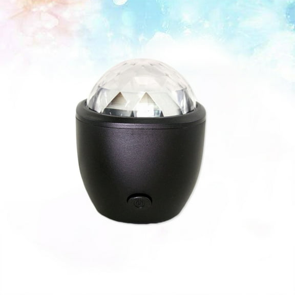 Masteelf LED Party Atmosphere Light Stage Disco DJ Small Ball Light Control Light(Black)