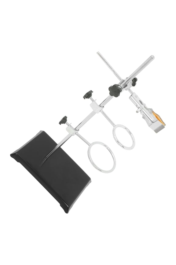Laboratory Ring Stand Laboratory Stand Adjustable Ring Stand Lab Stand Heavy Duty Ring Clamp Beaker Flask Clamp Chemistry Physics Experiments Laboratory Stand