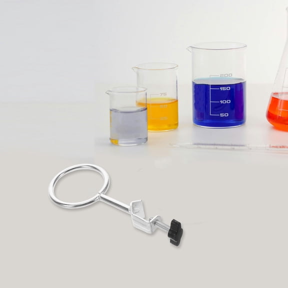 Masteelf Laboratory Stand Clamps and Support Rings 1 Set Lab Retort Stand for Chemistry Flask and Test Tubes Holder Equipment