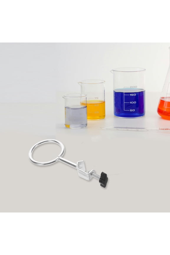 Laboratory Stand Clamps and Support Rings 1 Set Lab Retort Stand for Chemistry Flask and Test Tubes Holder Equipment