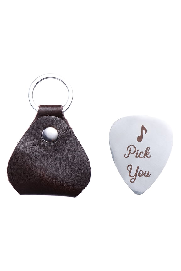 Masteelf Lanyard Stent Keychain Pick Unique Gift for Guitar Player Lovers