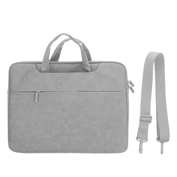 HEATSHAKING laptop accessories Laptop Sleeve Bag PU Light Grey 1Pack