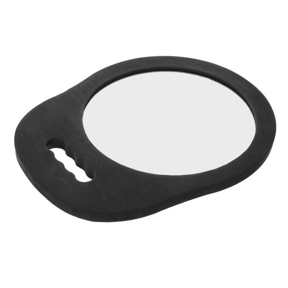 Masteelf Large Barber Mirror Handheld Rearview Mirror Travel 34.50X27.00X1.80CM Black