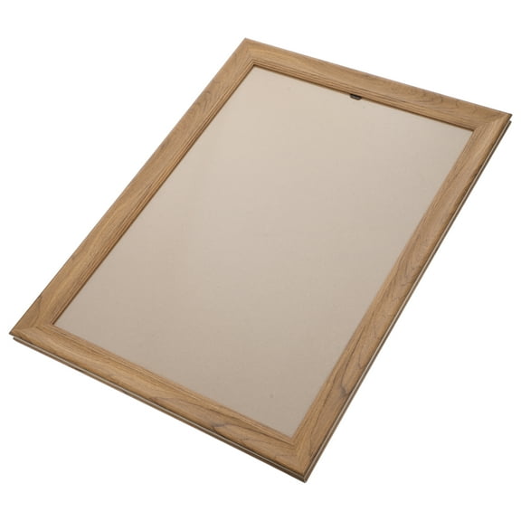 OFFIGAM Large Wooden Rectangular Picture Frame in Khaki for Kids' Sketches, Puzzles - 18.5 x 13.8 x 0.8 Inches