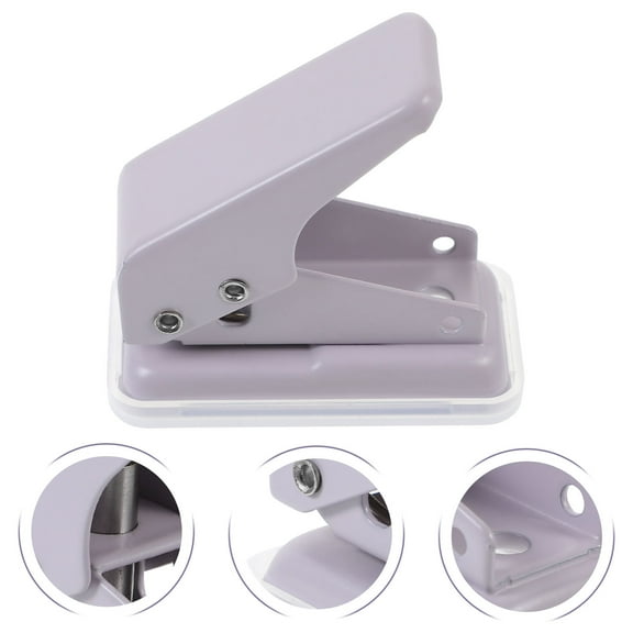 Masteelf Lavender Hole Punch for Crafting Use with Accurate Punching Position and Lightweight Pressure 1hole puncher