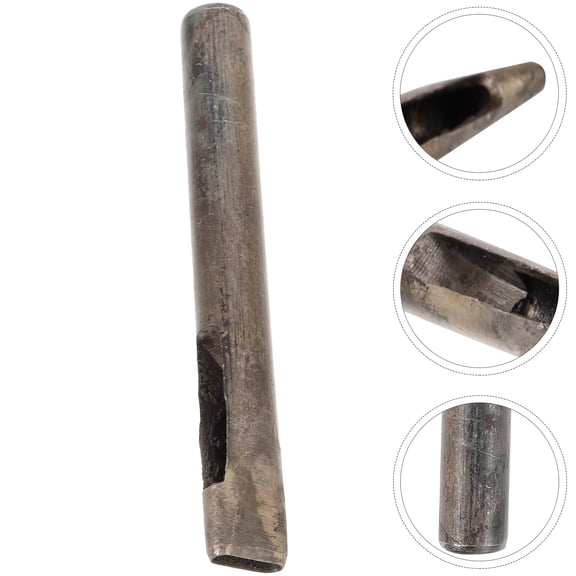 WRITWAA Reusable Metal Punch Tool Oval Shape for Stitching and Decorative Craft