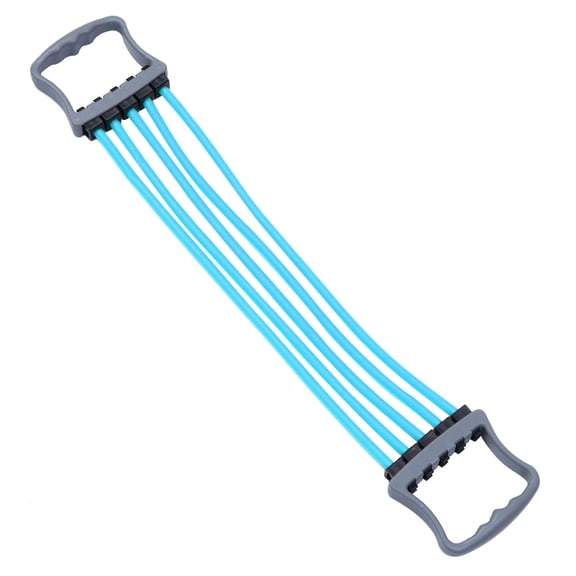 Masteelf 5-Piece Chest Expander with Tension Ropes for Arm Strength and Fitness Exercise Workout