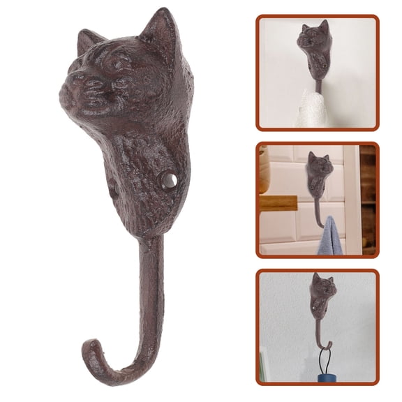 SWETRACE Wall Coat Hooks Rustic American Country Style Animal Shape Decorative Hook 1Set