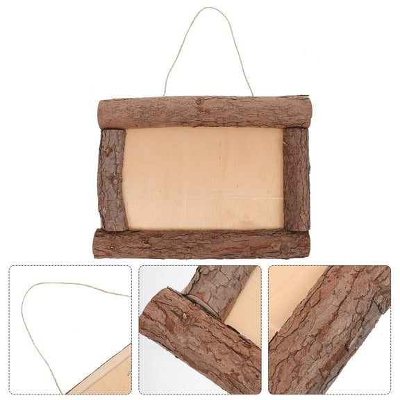 IDEANATEGRATE Wood Photo Frame For Kids Artwork Decorative 1Pcs 11.8X9In