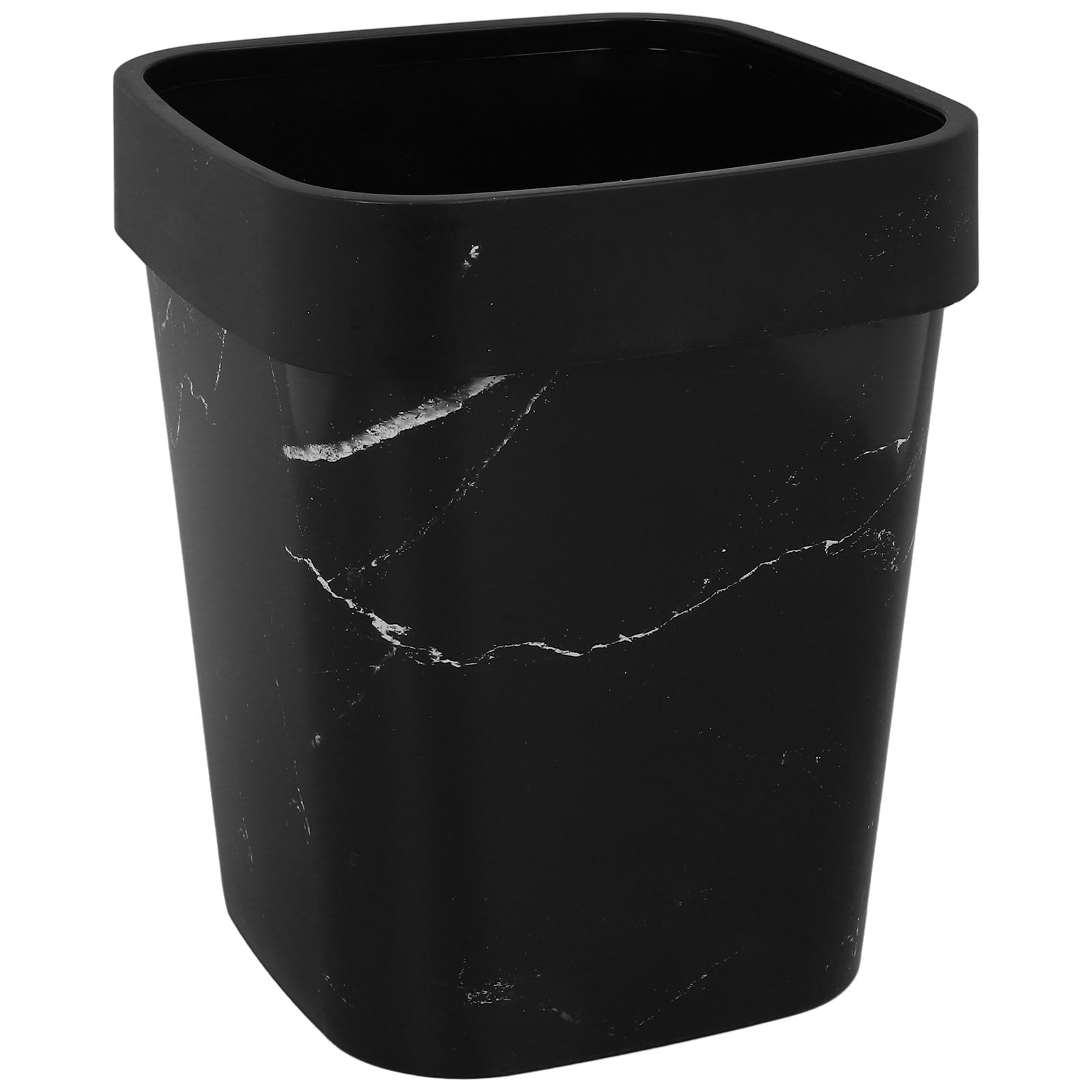 Masteelf Living Room Waste Basket Bathroom Garbage Bucket Office Black ...