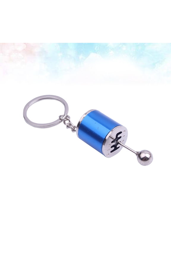 CTIRCHIU Automotive Keychains Car Modification Gear Shaped Keyring Metal Silver 1 Pc