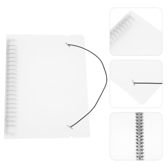 Masteelf  Loose-leaf Case Meeting Notebook with Dividers Binding Covers