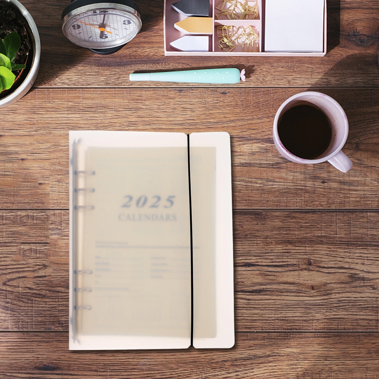 Masteelf A5 Loose-leaf Notebook Daily Schedule Planner 2025 Monthly ...