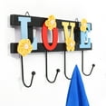 thumbnail image 1 of Masteelf  Love Letters Coat Hooks Wall Mounted Alphabet Rack, 1 of 8
